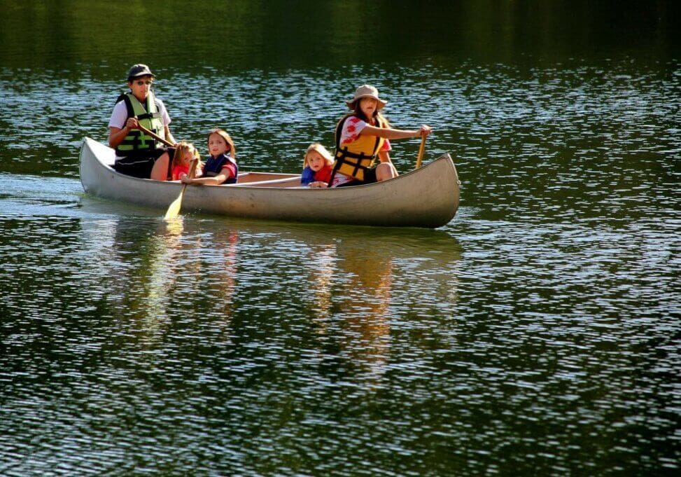 Canoeing, Kayaking, and Boating at Crystal Creek Mountain Lodge